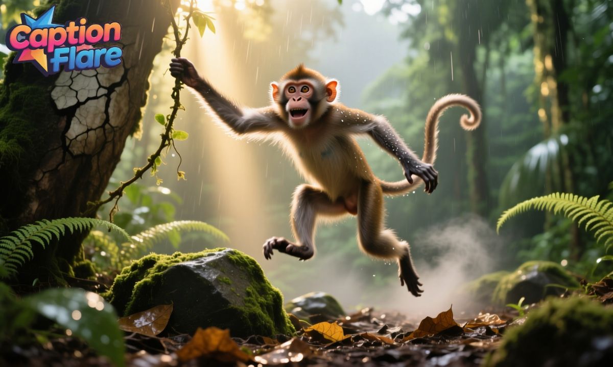 280+ Playful & Funny Monkey Captions in 2025
