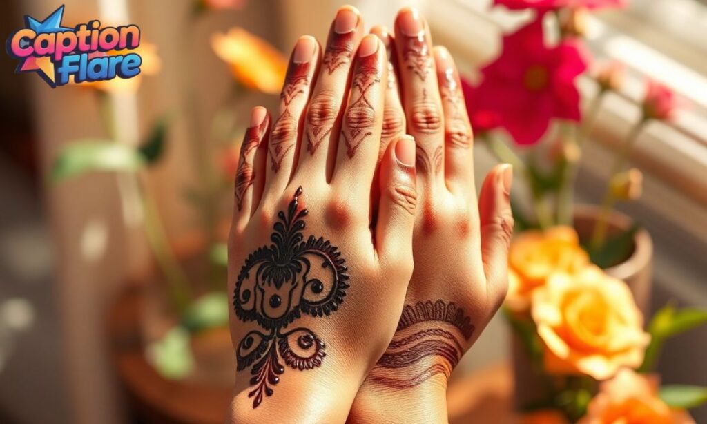 Best Captions for Mehndi Hands