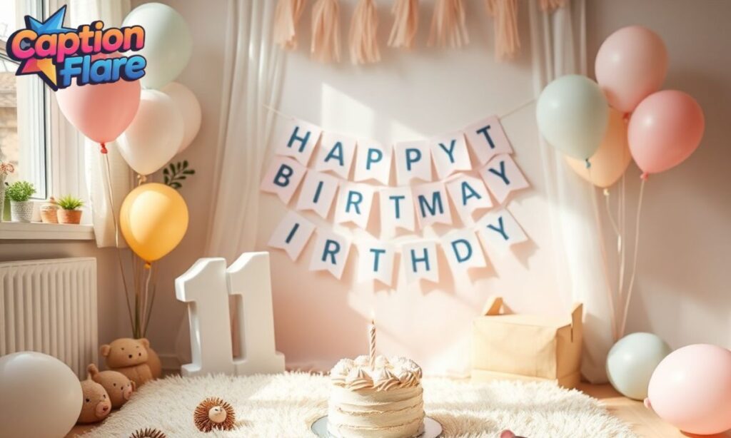 Best Captions for Your Baby’s 11 months Birthday Celebration