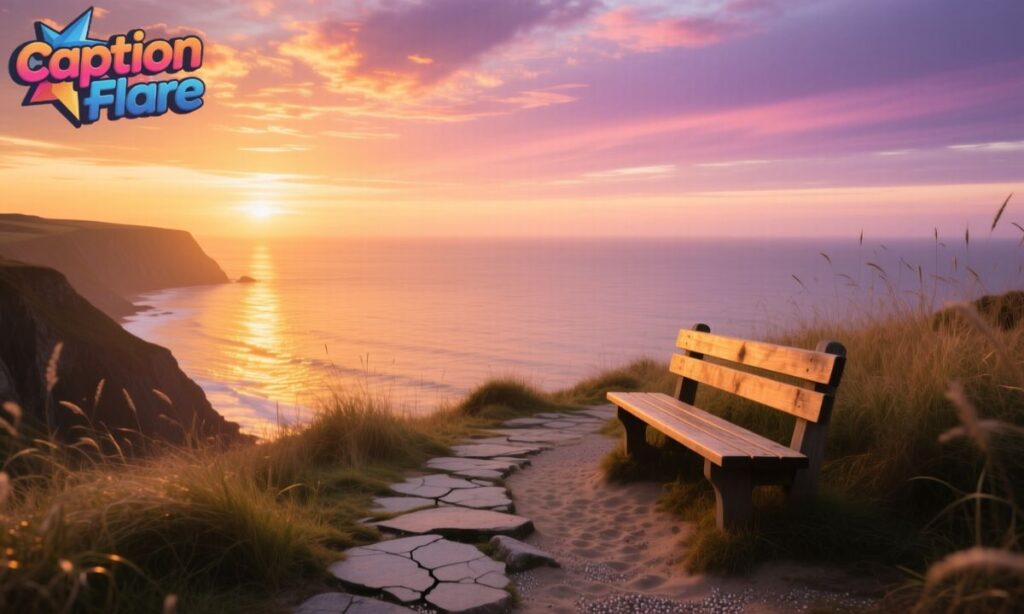 Captions for Relaxing Sunset Moments