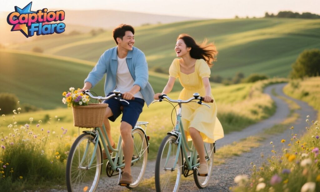 Couple Bike Ride Captions for Instagram