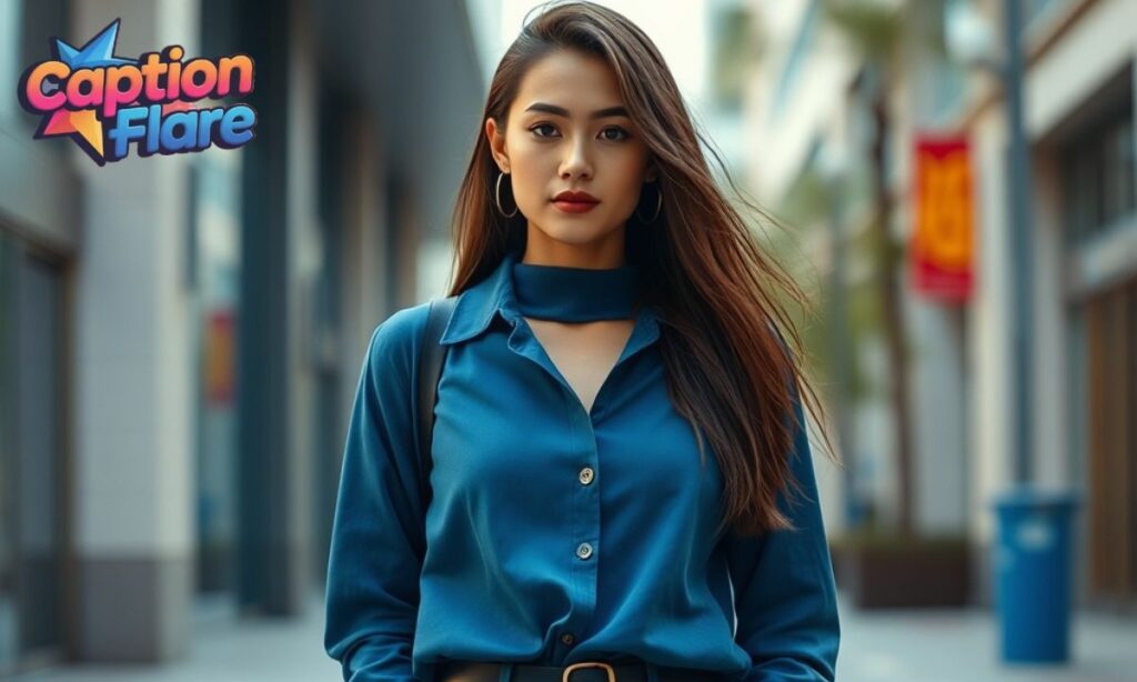 Cute Instagram Captions for Blue Outfits