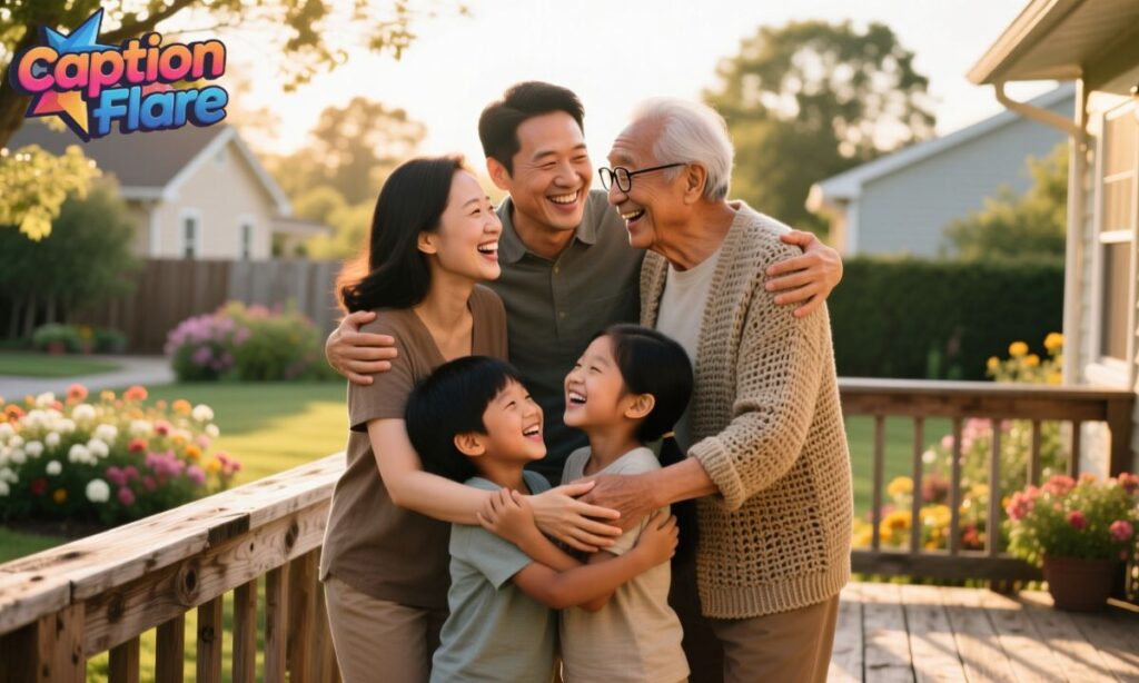 Family Happy Captions
