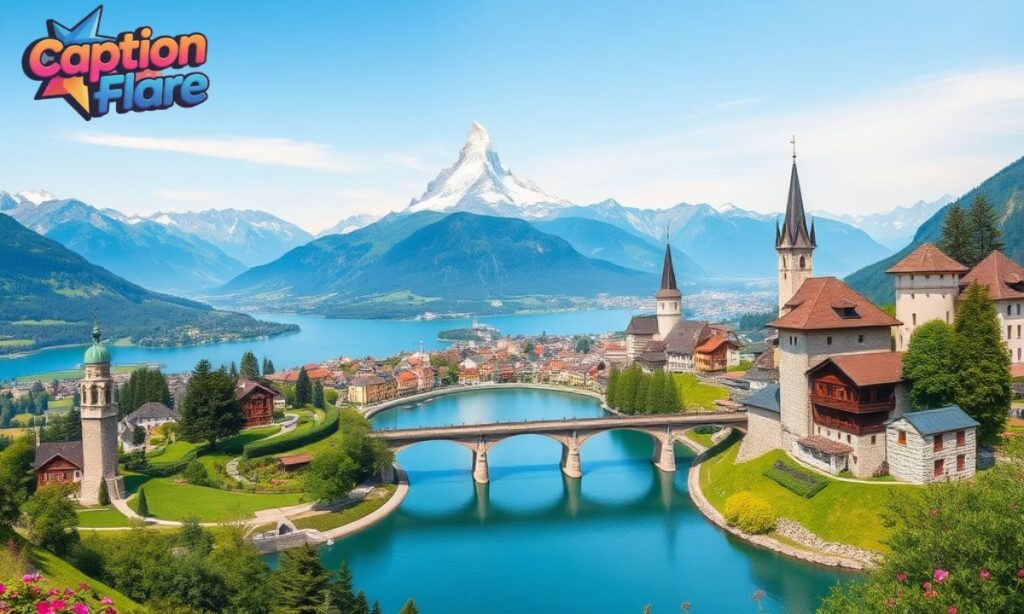 Iconic Landmarks of Switzerland Captions