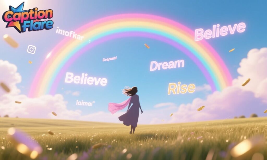 Inspirational Rainbow Captions For Instagram