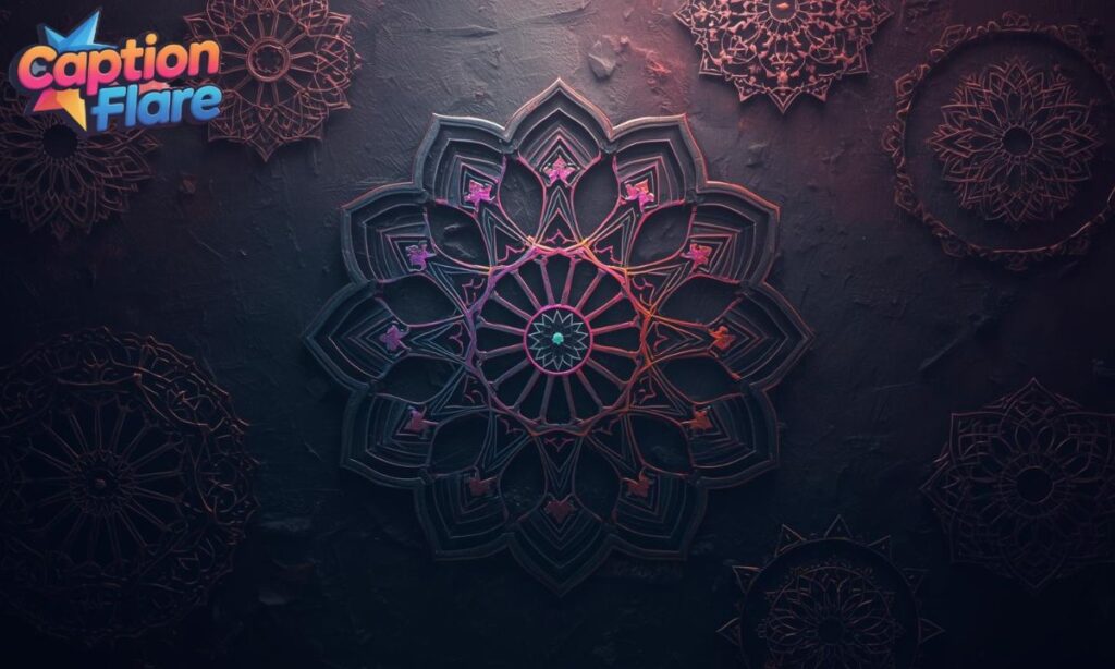 Mandala Art Captions for Instagram for Self-Reflection