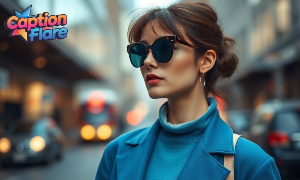 Perfect Blue Outfit Captions for Instagram