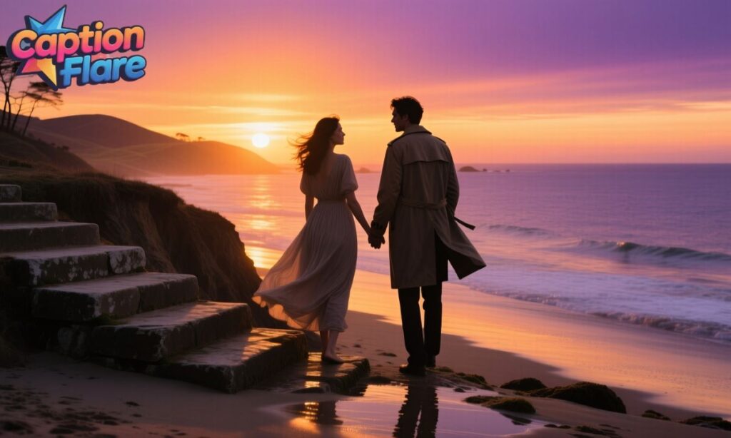 Romantic Sunset Captions