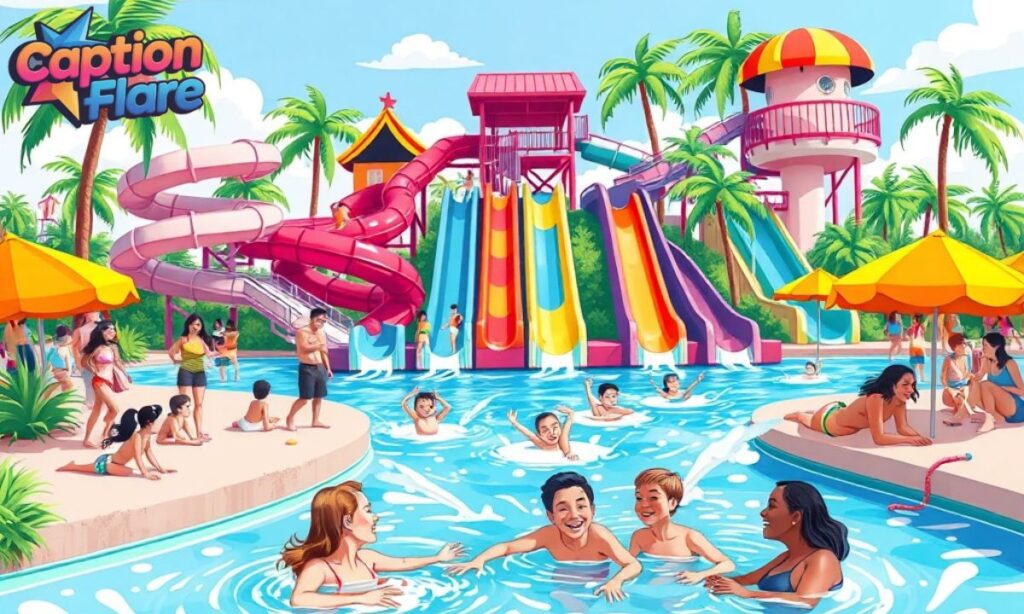 Water Park Captions for Instagram With Kids