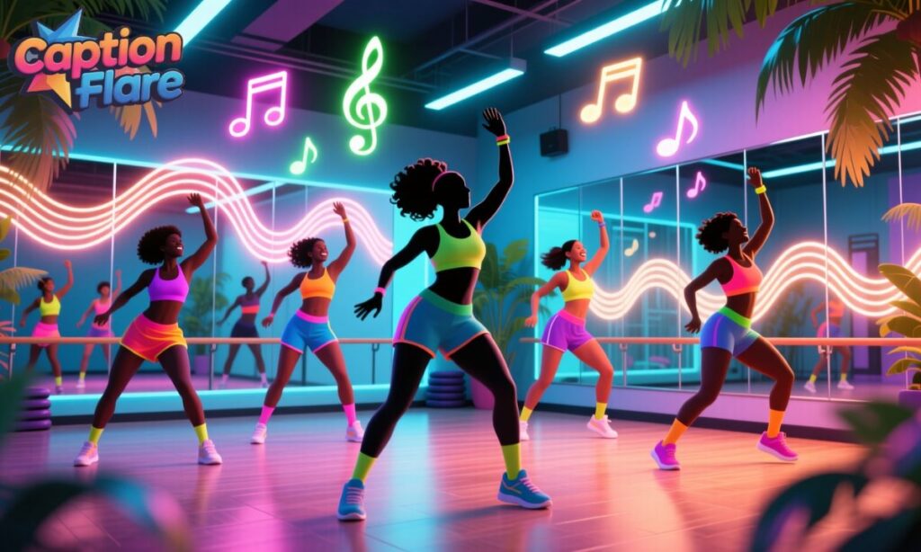 Zumba Party Captions