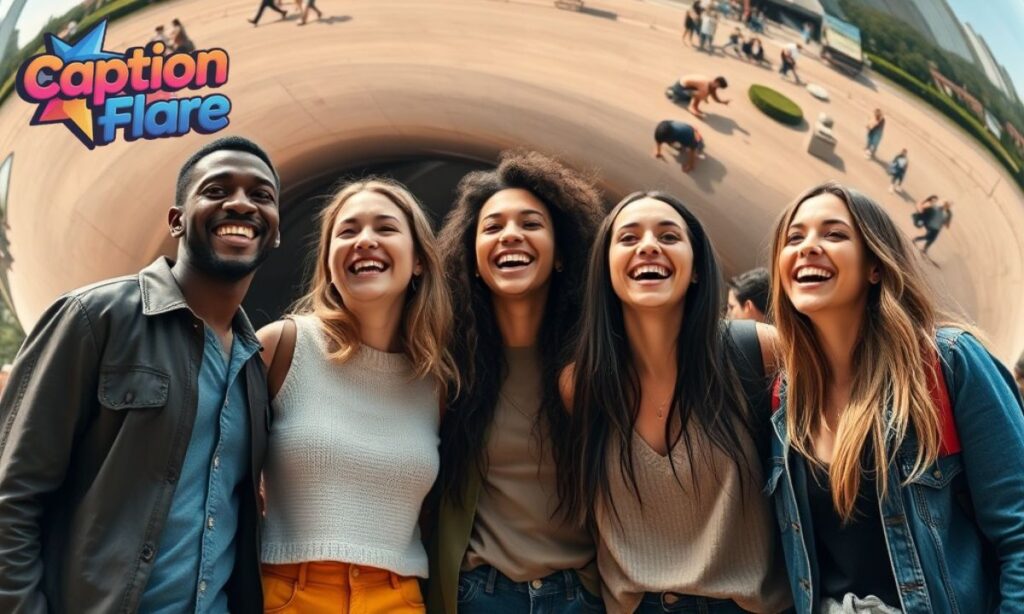 Chicago Captions for Instagram with Friends