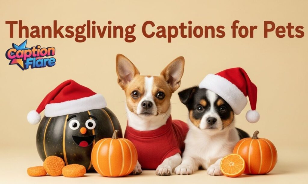 Thanksgiving Captions for Pets